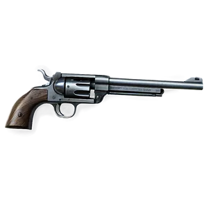 Old-fashioned Revolver PNG 05242024