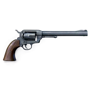 Old-fashioned Revolver PNG 05242024