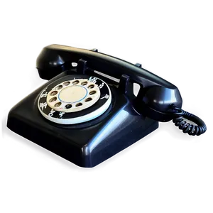 Old-fashioned Rotary Telephone Png 06132024 PNG image