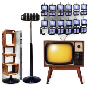 Old Fashioned Television PNG 05242024
