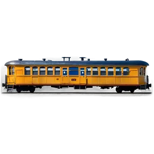 Old-fashioned Train Car PNG Pcv