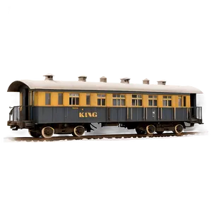 Old-fashioned Train Car PNG Qiy71