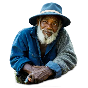 Old Fisherman With Catch Png Xgc98 PNG image