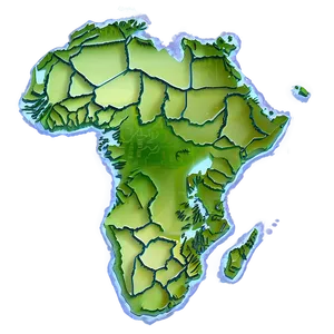 Old Green World Map PNG 05062024