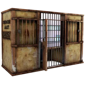 Old Jail Cell PNG 06202024 PNG