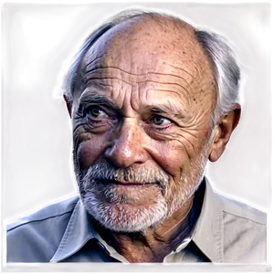 Old Man Portrait PNG 76