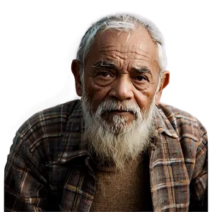 Old Man Portrait PNG Dub