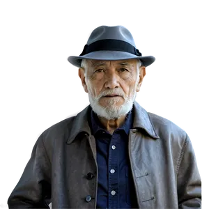 Old Man Portrait PNG Pxa61