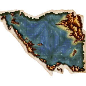 Old Map B PNG image