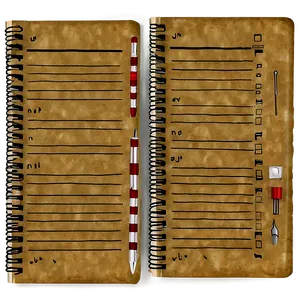Old Notebook Page Png Ktt PNG image