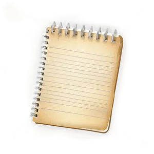 Old Notebook Paper Png 05252024 PNG image