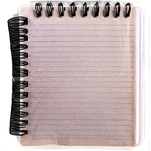 Old Notebook Paper Png Jup7 PNG image