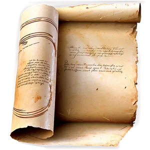 Old Paper Scroll Texture Png Xlv39 PNG image