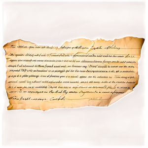 Old Paper Texture With Writing PNG 06252024 PNG