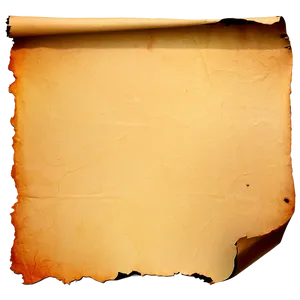 Old Paper With Burnt Edges Png 05232024 PNG image