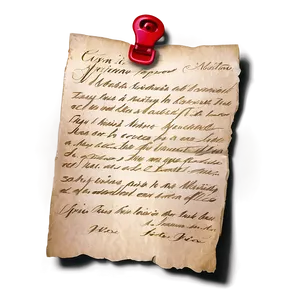 Old Paper With Cursive Writing Png 25 PNG image