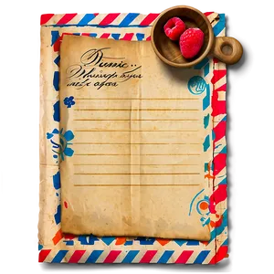 Old Recipe Paper Png Fwp94 PNG image