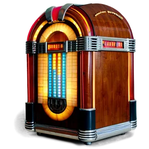 Old School 1950s Jukebox PNG 06242024