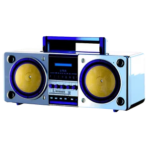 Old School Boombox Music Player Png Jev43 PNG image