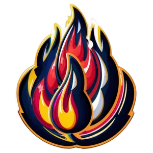 Old School Flames Png Rfi85 PNG image