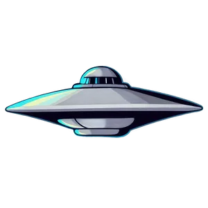Old-school Flying Saucer Sticker PNG Uxi PNG