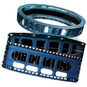 Old-school Movie Film Tape Png Bqa PNG image