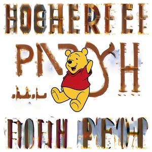 Old School Pooh Artwork PNG 41 PNG