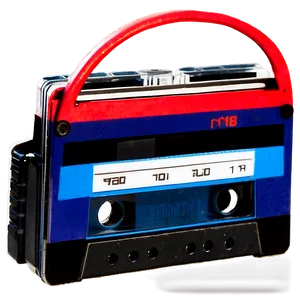 Old School Radio Cassette PNG Dfo PNG