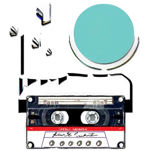 Old School Radio Cassette PNG Mcq80 PNG