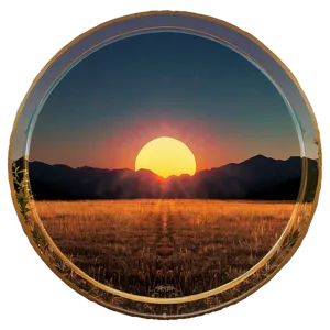 Old-school Sunset Glow Png 74 PNG image