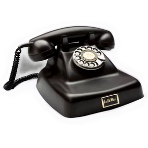 Old School Telephone Png Uke PNG image