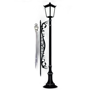 Old Town Gas Light Post PNG Mnx42 PNG