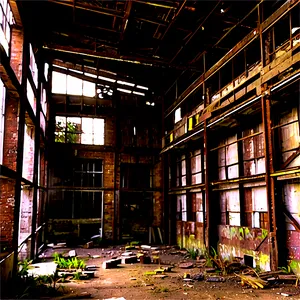 Old Warehouse Ruins PNG 88 PNG