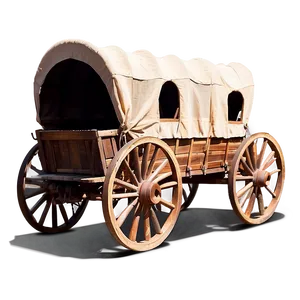 Old West Covered Wagon Silhouette PNG Goe PNG