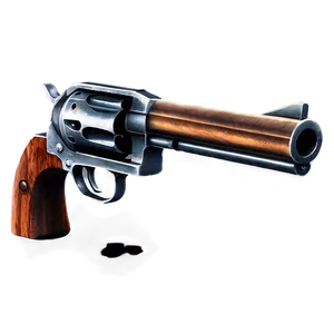 Old Western Revolver Png 05242024 PNG image