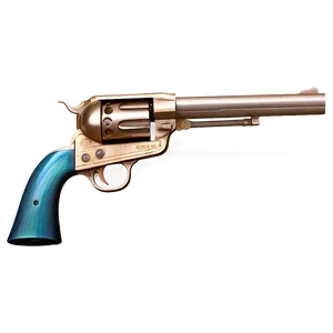 Old Western Revolver Png Eda PNG image