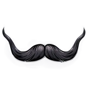 Old Western Sheriff Mustache PNG 21