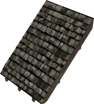 Old Wooden Shingle Roof Texture PNG image