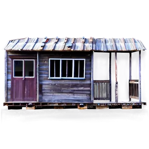 Old Wooden Train Station Png Hig PNG image