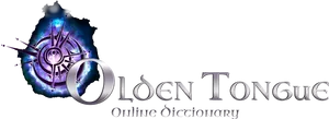 Olden Tongue_ Online Dictionary_ Logo PNG image