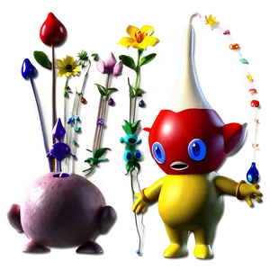 Olimar And Pikmin Team PNG Djm13 PNG