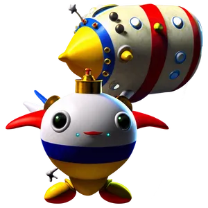 Olimar And Ship PNG Fcb