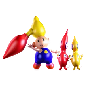 Olimar And Yellow Pikmin PNG Rwb80 PNG