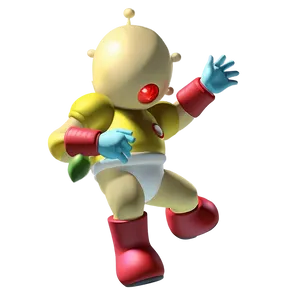 Olimar In Action PNG Cga