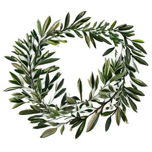 Olive Branch Garland PNG 55
