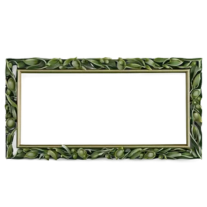 Olive Green Frame PNG 4