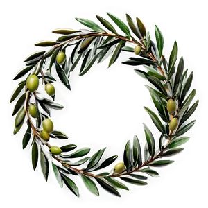 Olive Leaf Wreath Png Uel PNG image