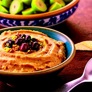 Olive Tapenade Hummus Png 06252024 PNG image