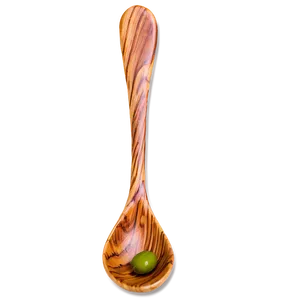 Olive Wood Spoon PNG Flh PNG
