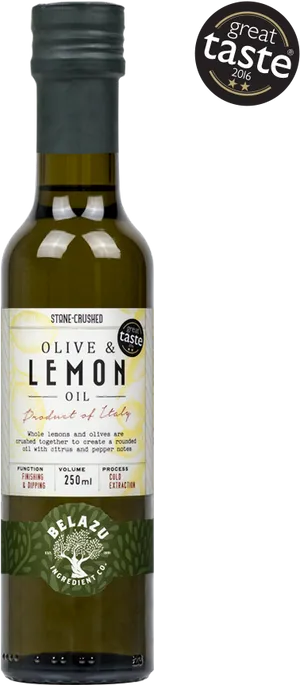 Oliveand Lemon Oil Bottle